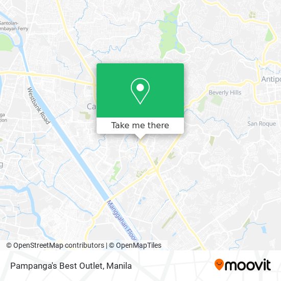 Pampanga's Best Outlet map