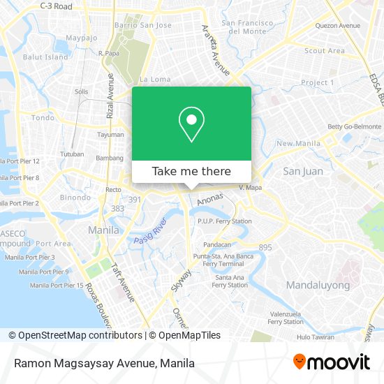 Ramon Magsaysay Avenue map