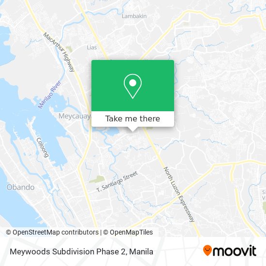 Meywoods Subdivision Phase 2 map