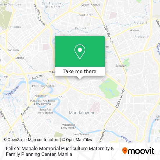 Felix Y. Manalo Memorial Puericulture Maternity & Family Planning Center map