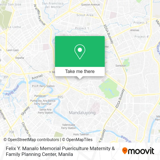 Felix Y. Manalo Memorial Puericulture Maternity & Family Planning Center map