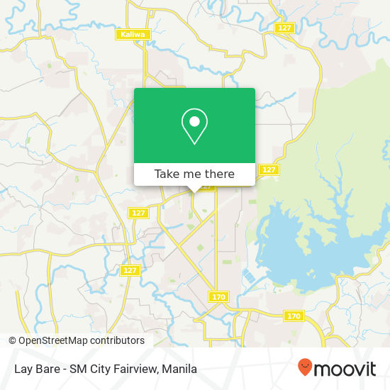Lay Bare - SM City Fairview map