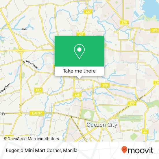 Eugenio Mini Mart Corner map