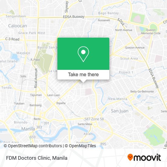 FDM Doctors Clinic map