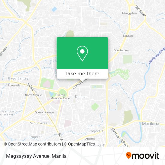 Magsaysay Avenue map