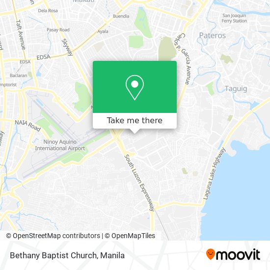 Bethany Baptist Church map