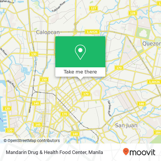 Mandarin Drug & Health Food Center map