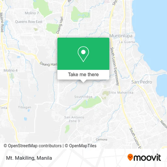 Mt. Makiling map