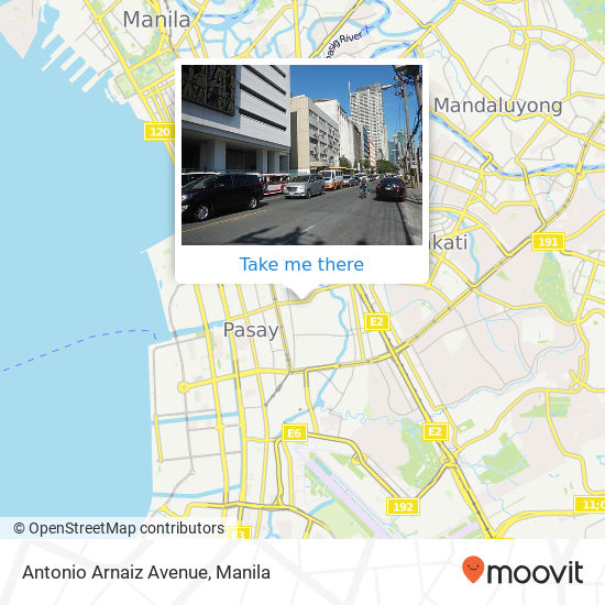 Antonio Arnaiz Avenue map