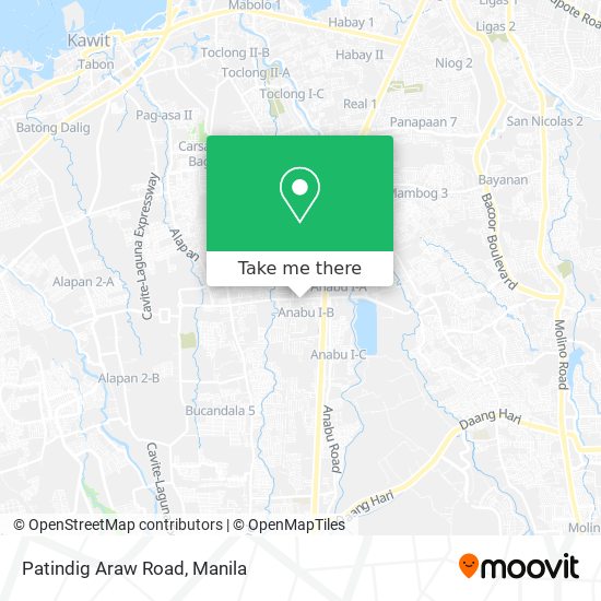 Patindig Araw Road map