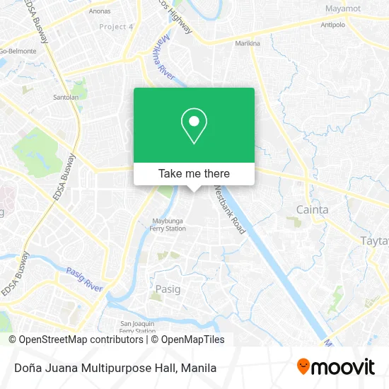 Doña Juana Multipurpose Hall map