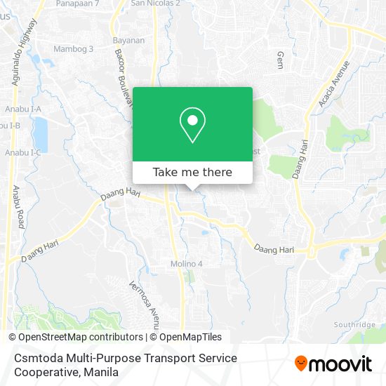 Csmtoda Multi-Purpose Transport Service Cooperative map