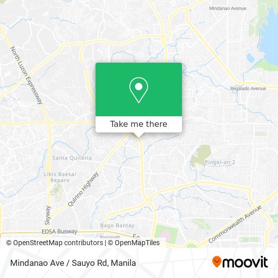 Mindanao Ave / Sauyo Rd map