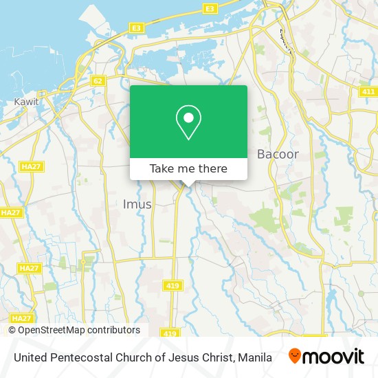 United Pentecostal Church of Jesus Christ map
