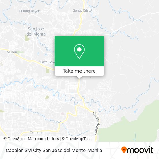 Cabalen SM City San Jose del Monte map