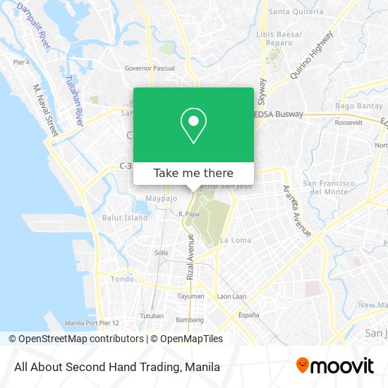 All About Second Hand Trading map
