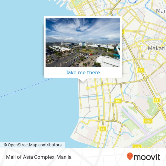 Mall of Asia Complex map