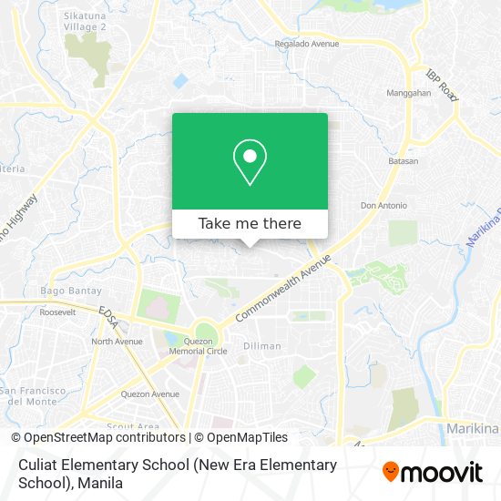 Culiat Elementary School (New Era Elementary School) map