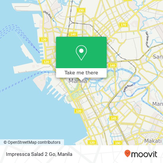 Impressca Salad 2 Go map