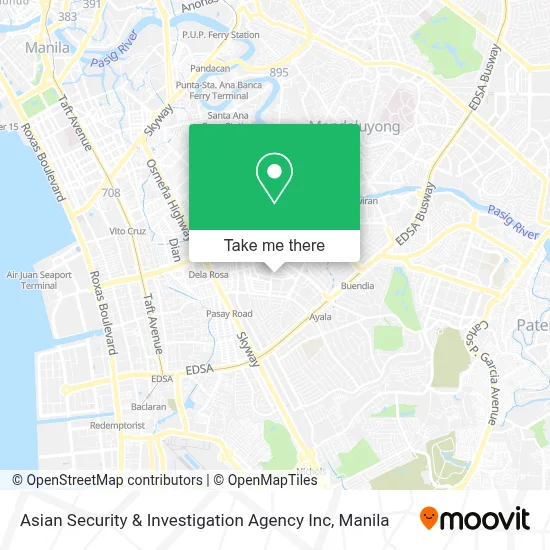 Asian Security & Investigation Agency Inc map