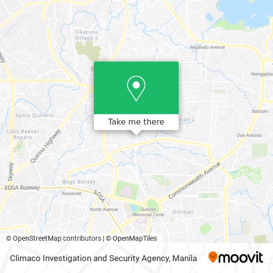 Climaco Investigation and Security Agency map