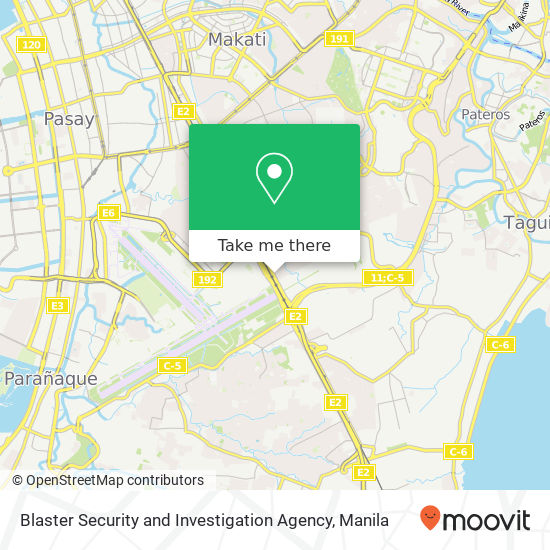 Blaster Security and Investigation Agency map