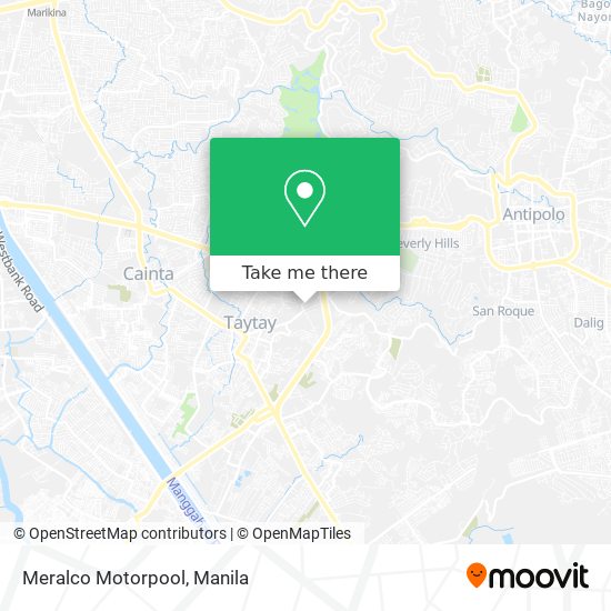 Meralco Motorpool map