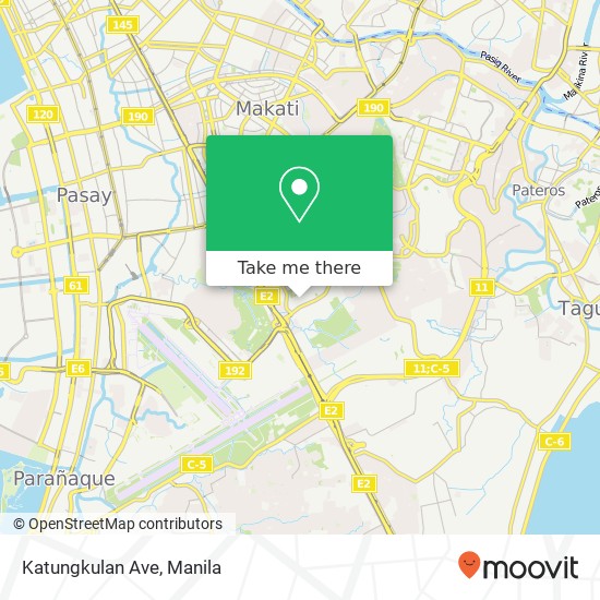 Katungkulan Ave map