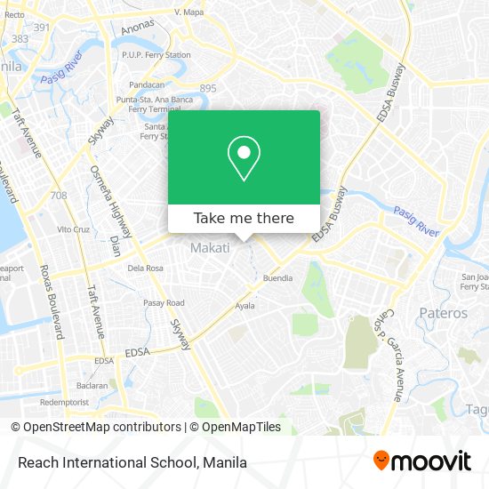 Reach International School map