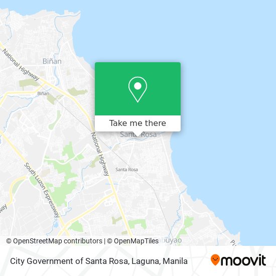 City Government of Santa Rosa, Laguna map