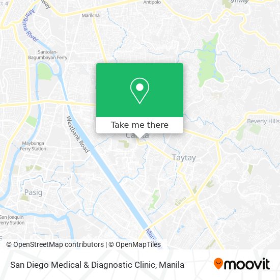 San Diego Medical & Diagnostic Clinic map