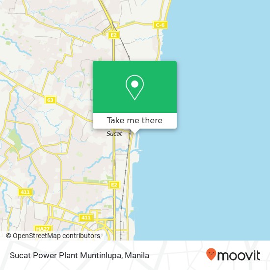 Sucat Power Plant Muntinlupa map