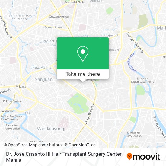 Dr. Jose Crisanto III Hair Transplant Surgery Center map