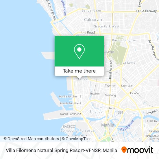 Villa Filomena Natural Spring Resort-VFNSR map