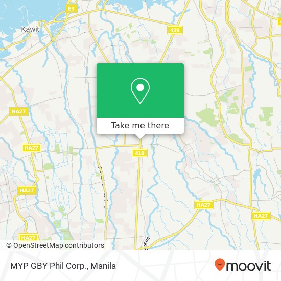 MYP GBY Phil Corp. map