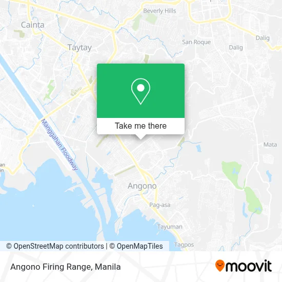 Angono Firing Range map