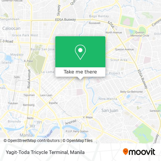 Yagit-Toda Tricycle Terminal map