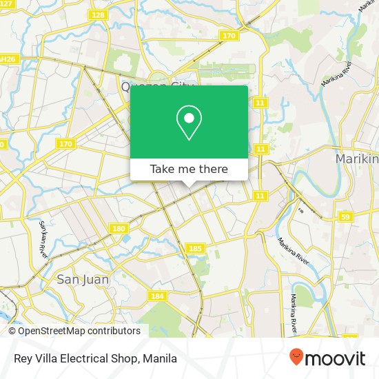 Rey Villa Electrical Shop map