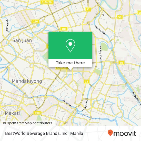 BestWorld Beverage Brands, Inc. map