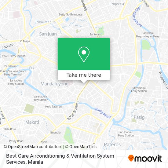 Best Care Airconditioning & Ventilation System Services map