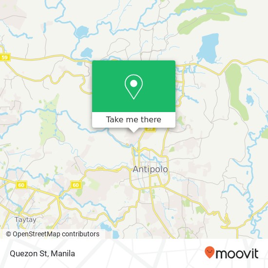 Quezon St map