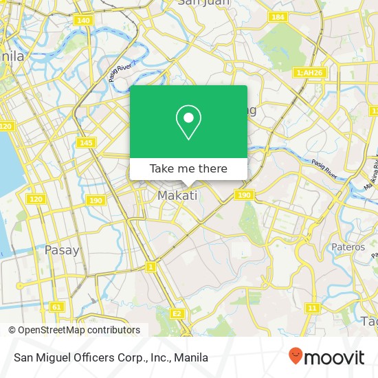San Miguel Officers Corp., Inc. map