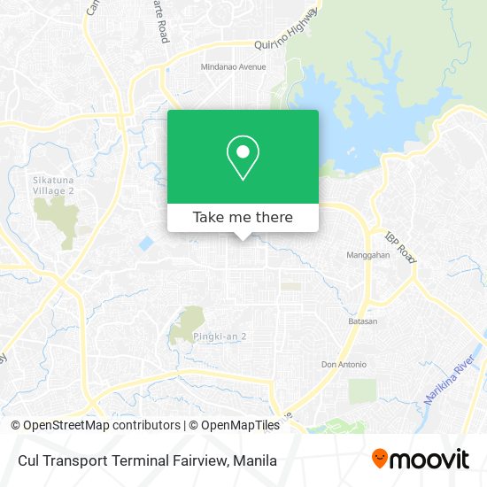 Cul Transport Terminal Fairview map