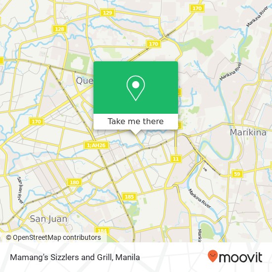 Mamang's Sizzlers and Grill map