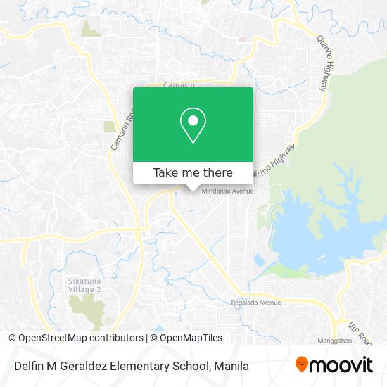 Delfin M Geraldez Elementary School map