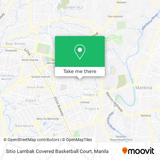 Sitio Lambak Covered Basketball Court map