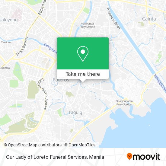 Our Lady of Loreto Funeral Services map