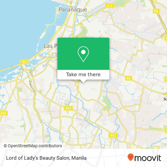 Lord of Lady's Beauty Salon map