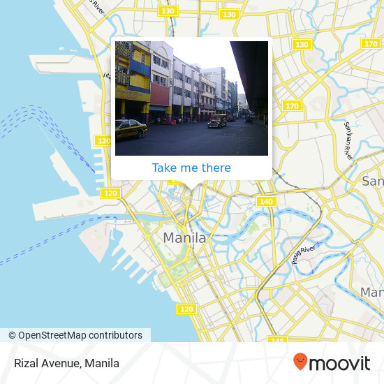 Rizal Avenue map