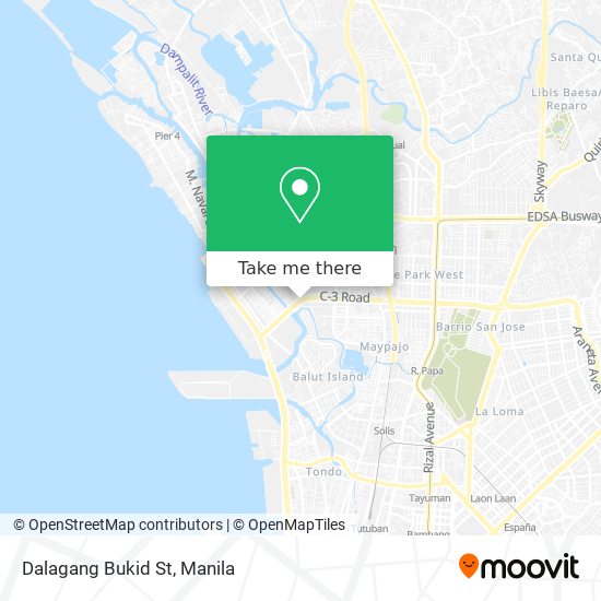 Dalagang Bukid St map